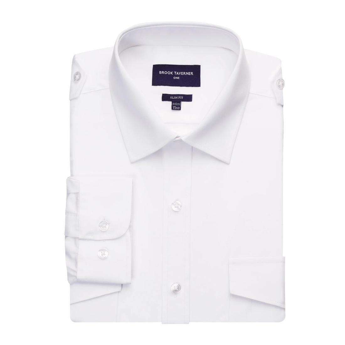 Long Sleeve Slim Men's Pilot Shirt