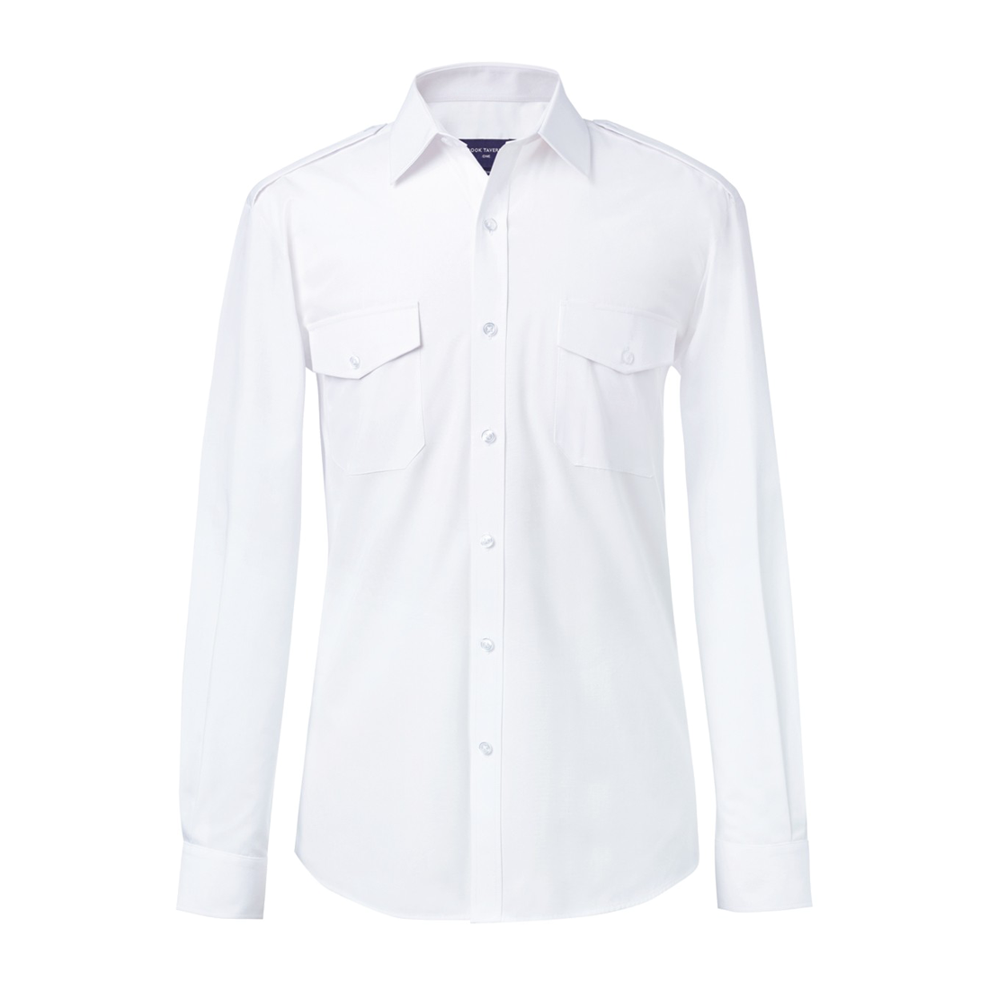 Long Sleeve Slim Men's Pilot Shirt